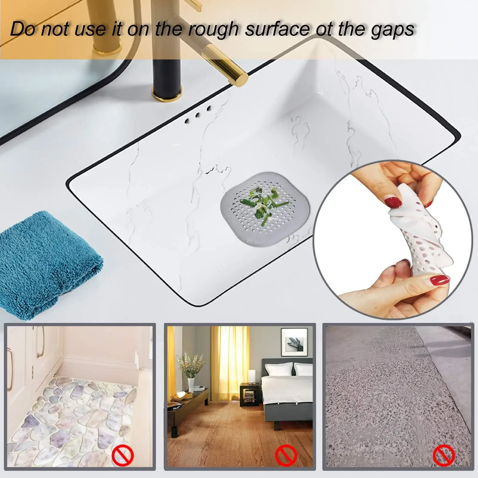 Plug Stopper Kitchen Sewer Silicone Bathroom Floor Bathtub WaterFilter Home Accessories shower drain hair catcher sink strainer - Image 2
