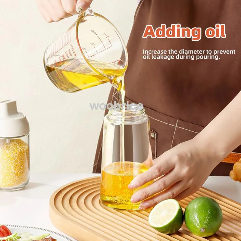 2in1 Kitchen Spray Oil Dispenser Oil Sprayer Polisher Or Only Brush Spray for Air Fryer Salad Grilling Roasting Cooking Kitchen - Image 4