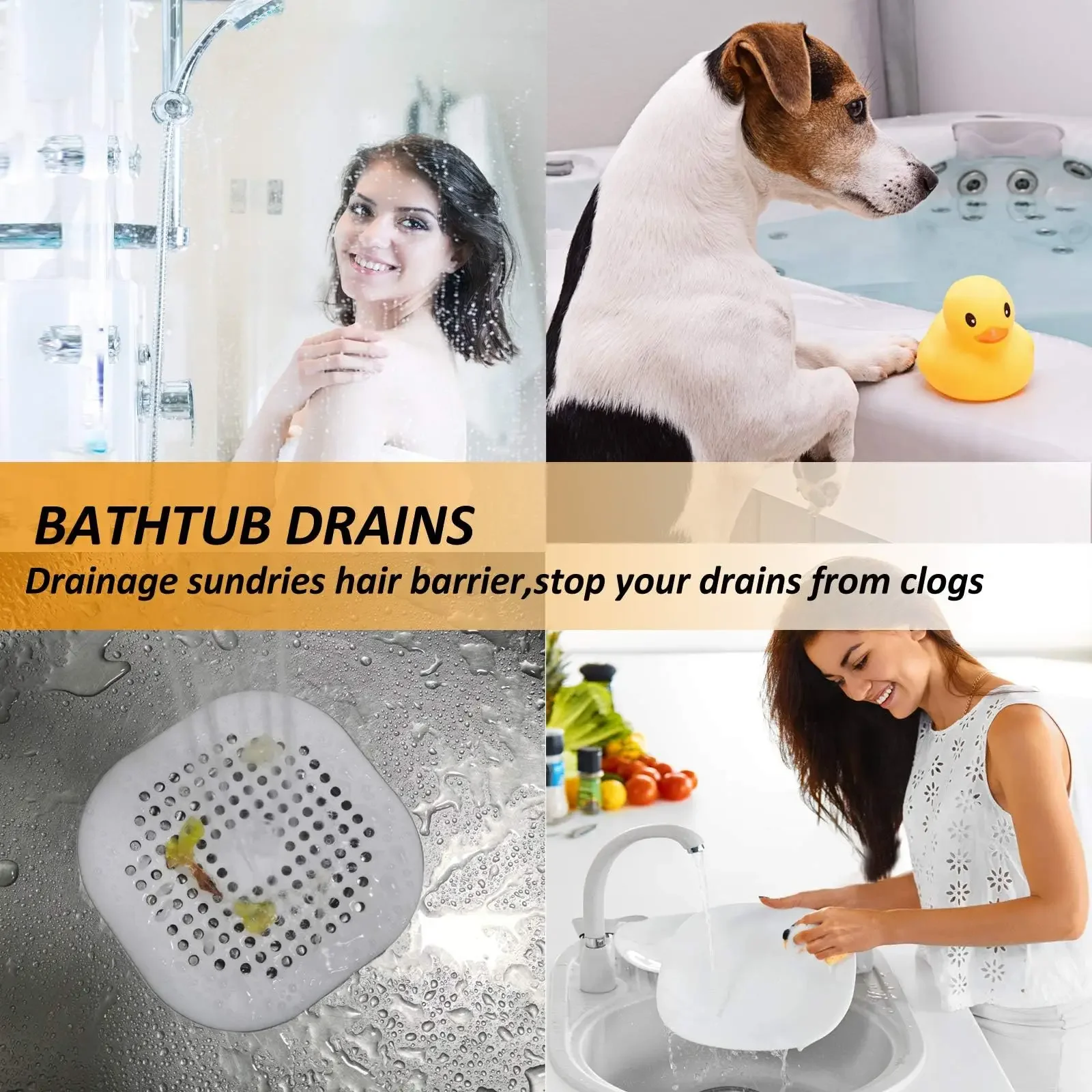 Plug Stopper Kitchen Sewer Silicone Bathroom Floor Bathtub WaterFilter Home Accessories shower drain hair catcher sink strainer - Image 3